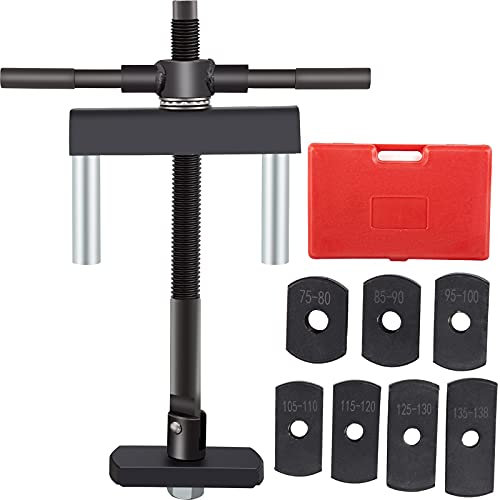 VEVOR Estrattore per Ingranaggi con Cuscinetto Interno, 75-138mm Estrattore Universale a 2 Bracci, Estrattore per Cilindri in Acciaio 45, 7 Piastre di Trazione, Estrattore Manuale del Rivestimento