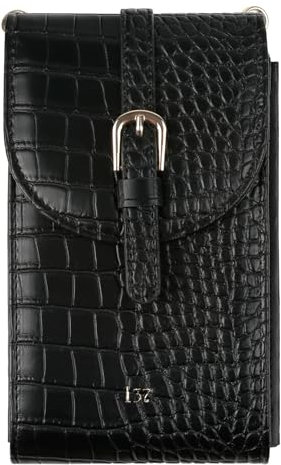 L37 Handytasche Zum Umhängen Damen, Umhängetasche Damen Klein, für Frauen Crossbody Tasche, Fashion Handy Schultertasche mit Langem Gurt für Damen - Schwarz