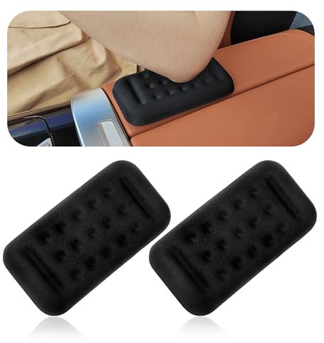2 Pezzi Cuscino Bracciolo Auto Universale,Ventilato Cuscino Copribracciolo per Auto con Memory Foam,Accessori Auto Interno Comodo Copri Poggia Braccio per Auto/Camion/SUV