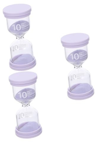 Amosfun 3Pcs Clessidra Timer Sabbia Desktop Clessidra Timer Minuti a Per Il Tè a Orologio a D'Epoca Antichi A a Decorazione Della