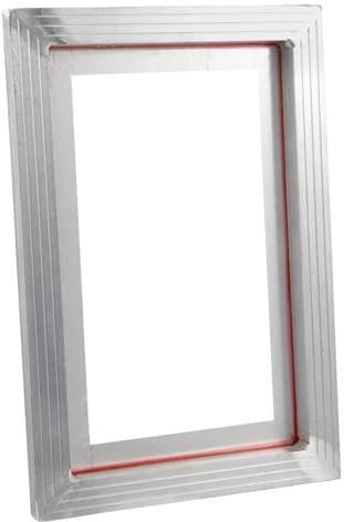 SEWOART Aluminiumrahmen für Siebdruck 20x30 cm für T-Shirts und Stoffe | Aluminiumlegierung, Leicht zu Verwenden, Formstabil, für Blanko Stoffe und Druckarbeiten, Kompaktes Werkzeug