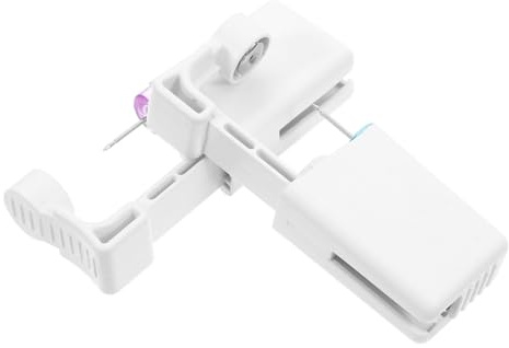 TOGEVAL 4Set Självöra Piercing Kit Uppsättningar Smärtfri Öronhåltagningsverktyg Engångs Öronpiercing Enhet med Alkoholrengöring för Bekväm Användning