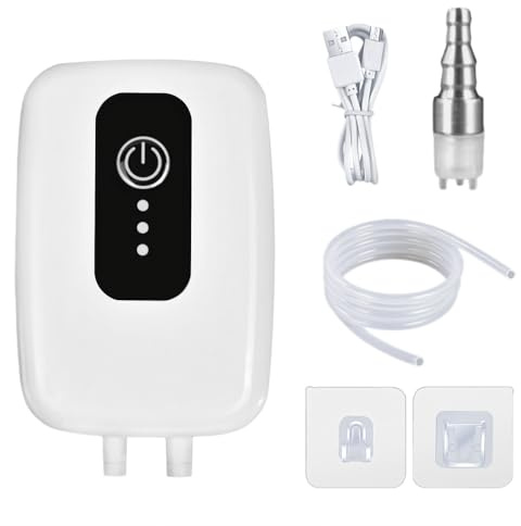 DONGKER Schnaps-Absauggerät, Selbstansaugend Elektrische USB-Siphonpumpe, Wiederaufladbares Wein-Transferpumpen mit 2m Schlauch zum Abfüllen von selbstgebrautem Wein, Bier, Getränken und Kombucha