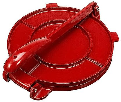 Didiseaon Presse à Tortilla Ronde Inoxydable Outil de Cuisine Pratique pour Pains Pizzas et Pâtisseries