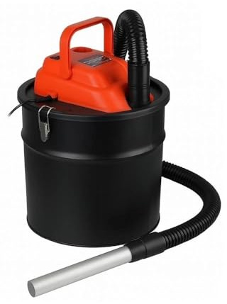 Kovalmax® Bidone aspiracenere aspirapolvere per ceneri camino stufa a pellet 800 w 18 lt