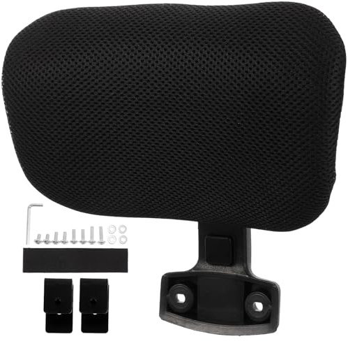 VANZACK Cuscino Regolabile per Testa Sedia da Ufficio e Computer con Clip Facile da Installare Supporto Ergonomico per Sollievo Dolore Cervicale e Collo