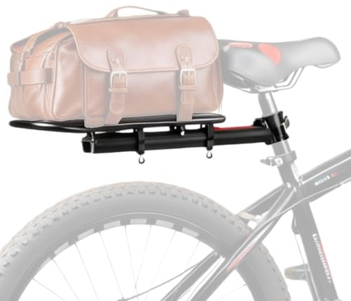 Gepäckträger Fahrrad, Hinterrad Gepäckträger Aus Aluminiumlegierung, Für MTB, Rennrad Und Citybike, Tragfähigkeit 10kg
