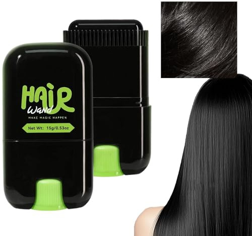 Hair Dye Comb - 15 g de corrector de raíz, 2 en 1, resistente al agua, a prueba de sudor, herramienta de peine, cobertura de color gris instantáneo para mujeres y hombres, uso de viaje en casa