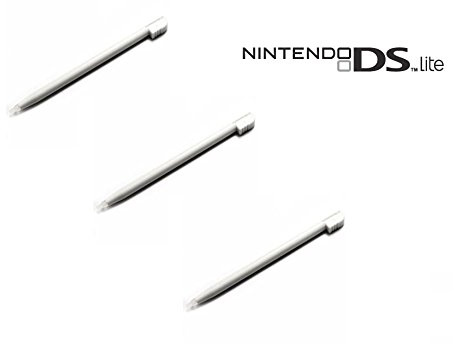 Pack de 3 stylets pour Nintendo DS lite (NDSL DSL) - Blanc