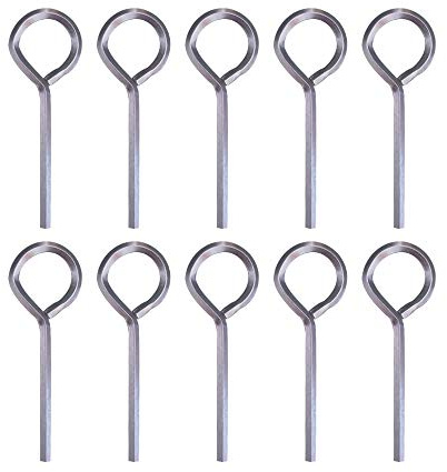 Sfemn 3/32” Hex Key Dogging Key Allen Key with Full Loop, Allen Wrench Door Key, Solid Metal – 10 Packs