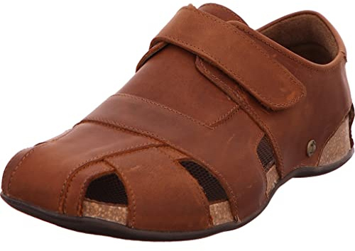 Panama Jack herr fletcher basic-sandaler, Braun Cuero C5, 45 EU