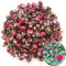 TooGet Dried Flower Tea Fragrant Red Golden-rim Rose Buds Rose Petals Natural Herbal for Tea, Culinary Food Grade - 8 OZ