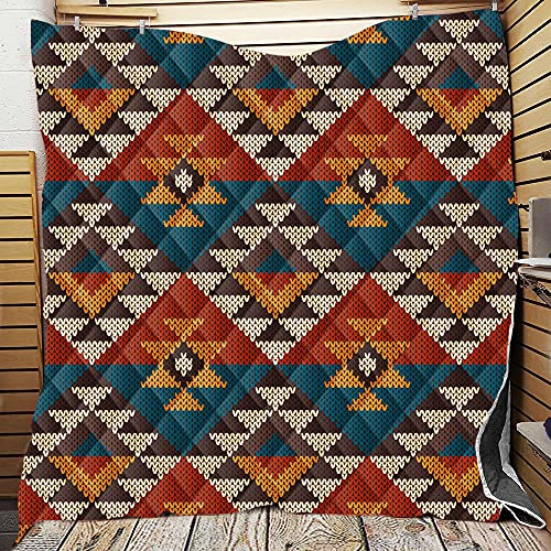 Chickw1 Böhmen Tagesdecke Bettüberwurf Gesteppt, Mikrofaser Tagesdecke Schlafzimmer Steppdecke Decke Überwurf Wohnzimmer Sofaüberwurf für Einzelbett Doppelbett (Patchwork,226x280cm)