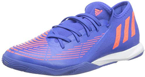 adidas Unisex Predator Edge.3 L in Football Shoe, Hi Res Blue Turbo Hi Res Blue, 11 UK
