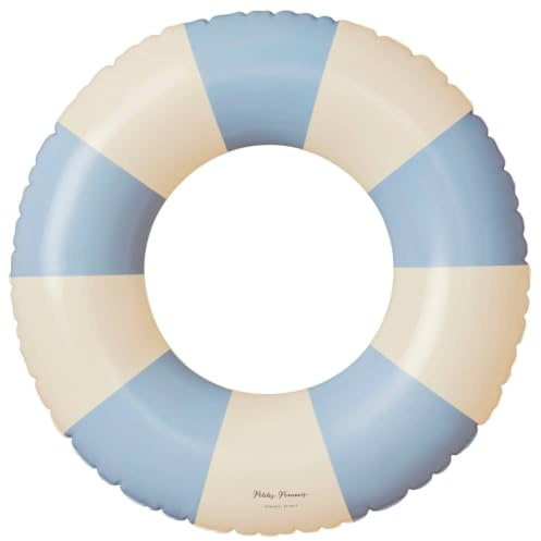 Petites Pommes Swimming Ring Swimming Aid Diameter 45-120 cm for Children and Adults (Nordic Blue, 60 cm)