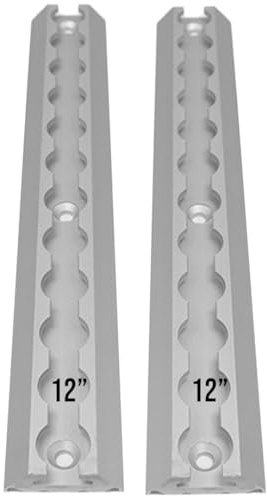 BXR Heavy Duty (2) Aluminum L Track Rails 12” Wide - Tie Down System Trailer, Vans, Trucks, Motorcycles, ATV, UTV, Airline Tracks Style
