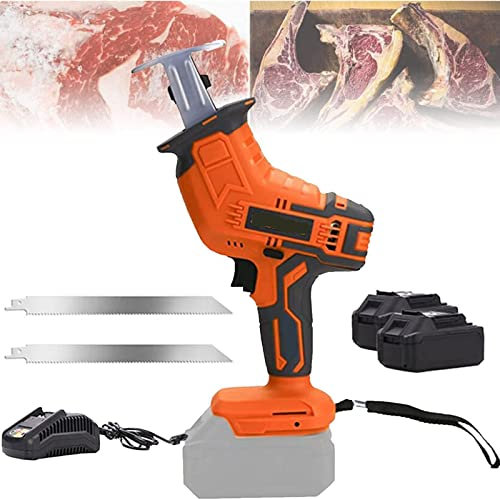 Electric Bone Saw Butchers Saw for Commercial and Home Use - Professional Meat Saw Machine, Reciprocating Saw for Ribs, Pig's Trotter, Lamb Chops