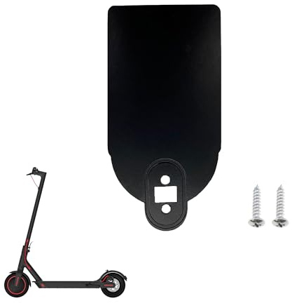 YJFY E Scooter Kennzeichenhalter Metallmaterial Kennzeichenhalterung E Scooter E Roller Nummernschild halterung Robust und langlebig mit Schrauben kompatibel mit M365 M365 Pro (Schwarz)