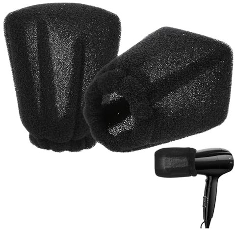Dimeho 2Pcs Hair Dryer Sock Diffuser Cover Sponge Hair Dryer Diffuser Cover Universal Hair Dryer Attachment Portable Soft Curly Hair Diffuser Cap for Home Travel Hotel Hairstyling Accessories