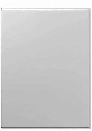 Modern Bathroom Satin White 800mm Acrylic Bathtub End Panel - 550 Height