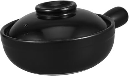 MAGICLULU Marmite à Riz Terre Cuite avec Couvercle Cocotte Traditionnelle pour Cuisson Mijotée Pot de Cuisson pour Repas Familiaux