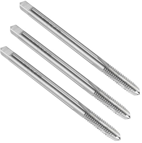 QUARKZMAN 3 Stück Gerade Nut Schraubengewindebohrer 1/4-20 UNC 2B Gewinde 4 Extra Lang HSS6542 Maschinengewindefräser Gewindeschneidwerkzeuge