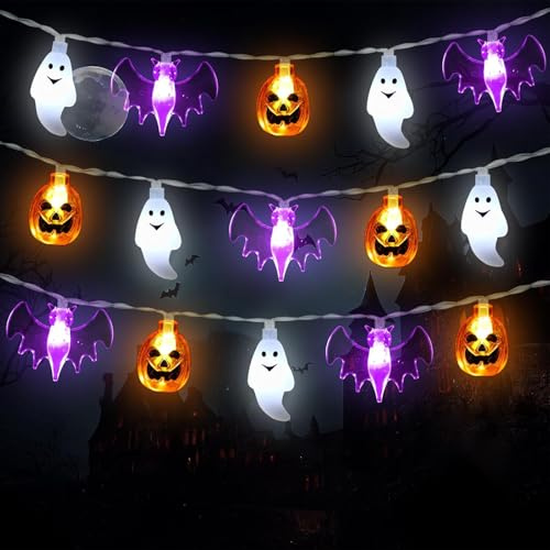 DIELIANHUA Catena Luminosa Halloween, 3 M 20 LEDs Luci Halloween Decorazioni, Ghirlanda Luminosa Halloweens, Adatto per Halloweens, Carnevale, Decorazioni per Interni Ed Esterni/A