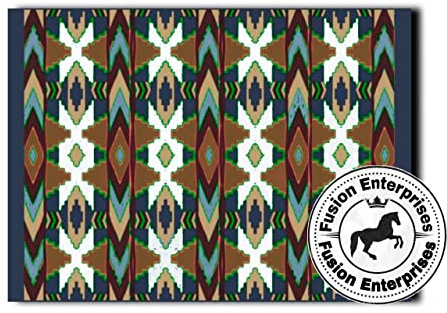 EQUIEMPRESS Sattelunterlage Western Ranch/Westernsatteldecke aus Neuseelandwolle, Top Wool Pad Sensor Flex (Anpassung möglich) VK-175 (36 x 42)