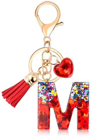 Bingtoo Schlüsselanhänger für Damen, Alphabet Schlüsselanhänger, Mädchen Schlüsselanhänger