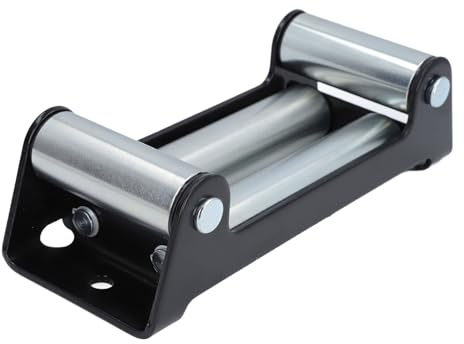 ciciglow 12000LB Heavy Duty Winch Roller Fairlead Cable Guide with Erosion -proof Surface for Wire and Synthetic Rope