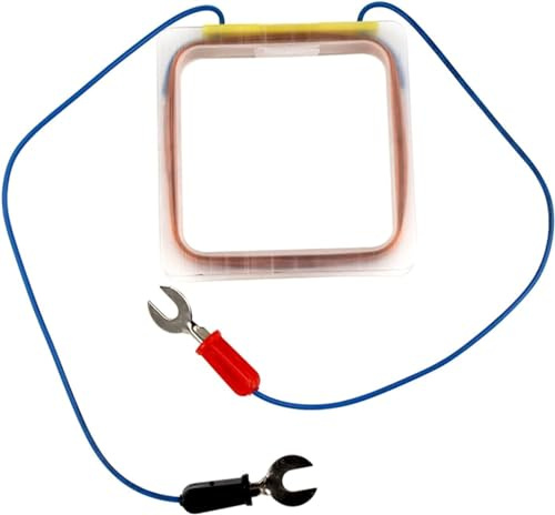 Experimentierkasten zur elektromagnetischen Induktion – Quadratische Kupferspule, Physiklaborinstrument Messung von Strom und Magnetfeld