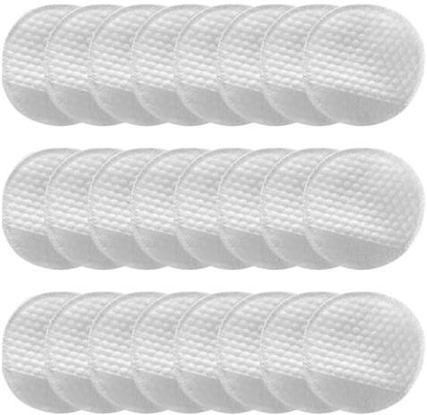 Alipis 120 Stück Runde Abschmink Pads aus Weichem Vliesstoff mit Doppelseitiger Perlenstruktur für Sensible Haut für Tägliche Gesichtsreinigung und Make Up Entfernung Unterwegs