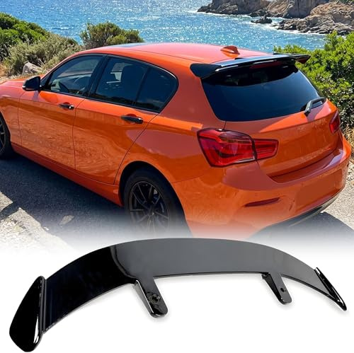 MUTUSAISI Aileron becquet arrière Spoiler pour BMW Série 1 F20 F21 F40 2012-2024 114/116/ 118/120/ 125/ M135i/ M140i M Sport de Coffre Aile de Toit Hayon Wing Accessoires (Noir Brillant)