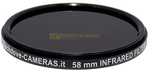 Filtre infrarouge 720 nm 58 mm Blackdove-cameras- Infrared filter 720 nm cut