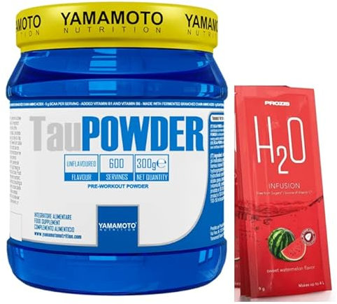 Yamamoto Tau Powder 300 gr + H2O Prozis Omaggio - Taurina polvere gusto natural