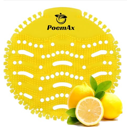10 Stück Urinal-Sieb-Deodorierer, Premium Lange Borsten, Anti-Spritzer & Anti-Verstopfung, dauerhafter Geruchserfrischer, Urinal Kuchen - Ideal für Badezimmer, Toiletten, Büro