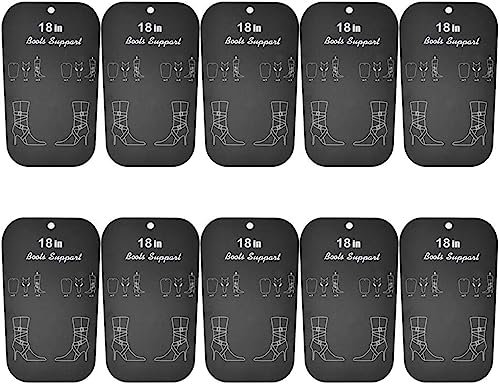5 pares de inserciones moldeadoras de botas, soporte de botas de PVC, inserciones altas de botas, soporte automático, soporte de soporte, árboles de zapatos, almohadilla de inserciones moldeadora