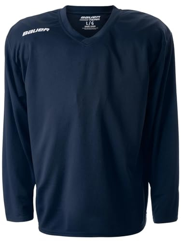 Bauer Hockey Flex Practice Jersey (Navy Blue, Senior Large)