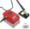 TPDL Akku Lötkolben für Einhell 18V Li-Ionen Akku, 60W LCD Einstellbar Temperatur 180-480°C Cordless Lötkolben mit 50g Lötdraht, Lötkolbenständer Work für Einhell Power X-Change 18V Akku