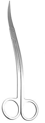 Aquarium Schere Gebogen 25cm, Reinigung Wave Schere, Wave Scissors Aquarium, Terrarium-Reinigungsschere