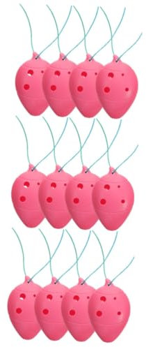 Vaguelly 12 Stück Kinder Mini Okarina – Loch Okarina Professionelles Okarina Instrument Gefäßflöte Anhänger Okarina C Taste Okarina Einführungs Okarina Winzige Okarina Übungs