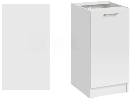 Cuisineandcie - Panneau DE Finition Blanc pour Meuble Bas Cuisine ECO - Panneau Latéral, Joue de Finition 18mm, Couvre Le coté du Caisson