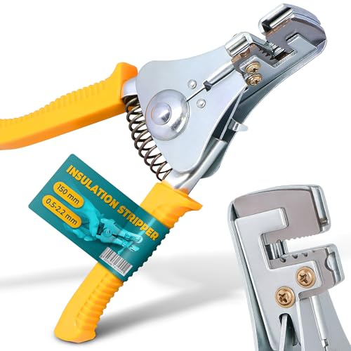 Instalguru Alicates Automáticos Pelacables Eléctricos 0,5 mm² 2,2 mm² Longitud 180 mm Herramienta Multifunción Corte Desforrado Cableado Instalación Eléctrica