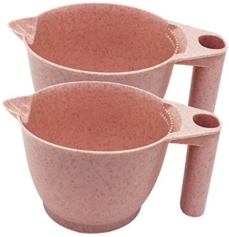 BATHVEVE 2 pezzi Ciotole per Tinta Strumenti Professionali per Miscelazione Colore Ciotole per Facili Accessori per Parrucchieri Materiale Resistente e