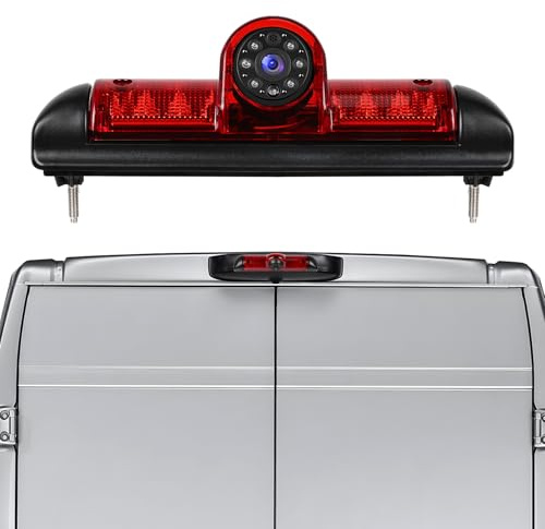 720P HD Rückfahrkamera für FIAT Ducato Late 3 gen 2006-2017 / Peugeot Boxer 2006-2017/ Citroen Jumper 2006-2017, 140° Weitwinkel, IP67 wasserdicht, Nachtsicht mit Infrarotlichtern