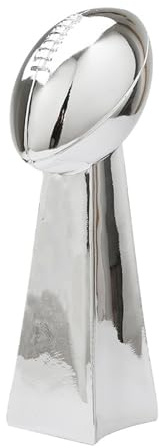 Silberne Fußballmeisterschaft Nachbildung Trophäe, Harz Chrom Gewinner Cup Award Souvenir für Liga Team Sport Fan