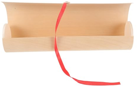 Gatuida Holzkiste mit Deckel für Weinflaschen und Utensilien | Beige, Naturbelassene Holzmaserung, Rustikale Optik, Leicht zu Öffnen, Stabile Form