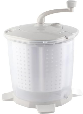 Asixxsix Tragbare Mini-Waschmaschine, Multifungionale Manuelle Weschmaschine, 1200 U/min, Unterwäsche-wäschewaschmasch MIT Dörrkorg für