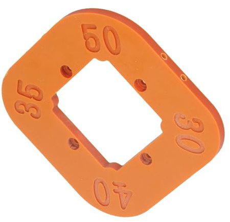 Marhynchus Modello per Angoli Arrotondati R30 R35 R40 R50, per la Lavorazione del Legno in Plastica Tecnica con Piastra Limite e Taglierina per Progetti di Instradamento Ad Precisi