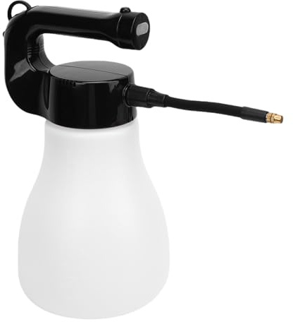 OPPWONG Botella Pulverizadora de Agua Eléctrica, Pulverizador Recargable de 3 Litros con Boquilla Ajustable y Batería de Larga Duración para Plantas de Interior y Exterior (WHITE)